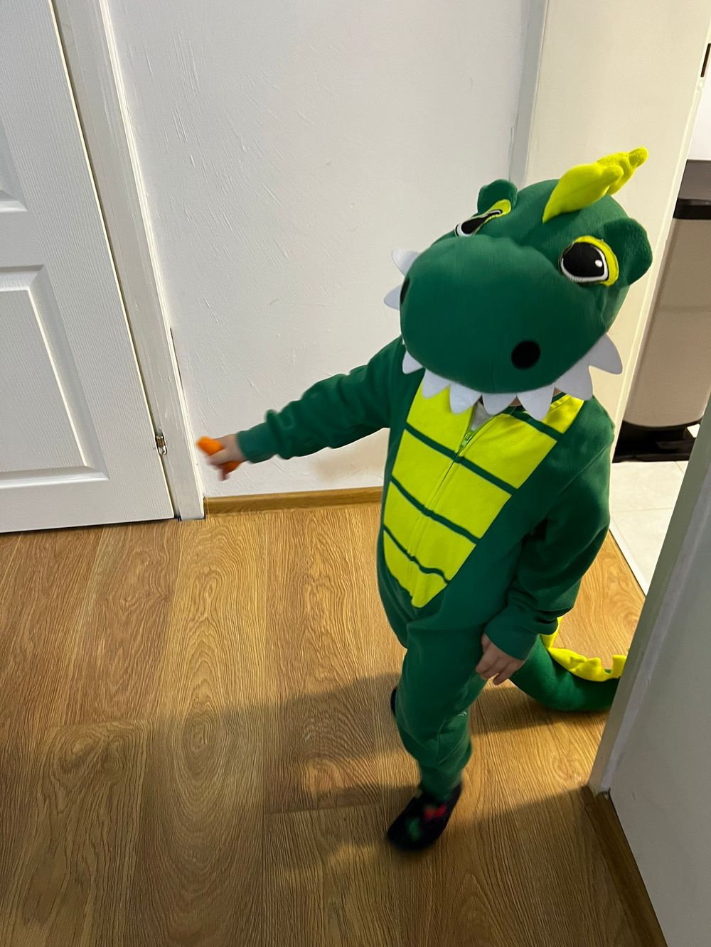 Dinosaurus Onesie Lasten Naamiaisasu