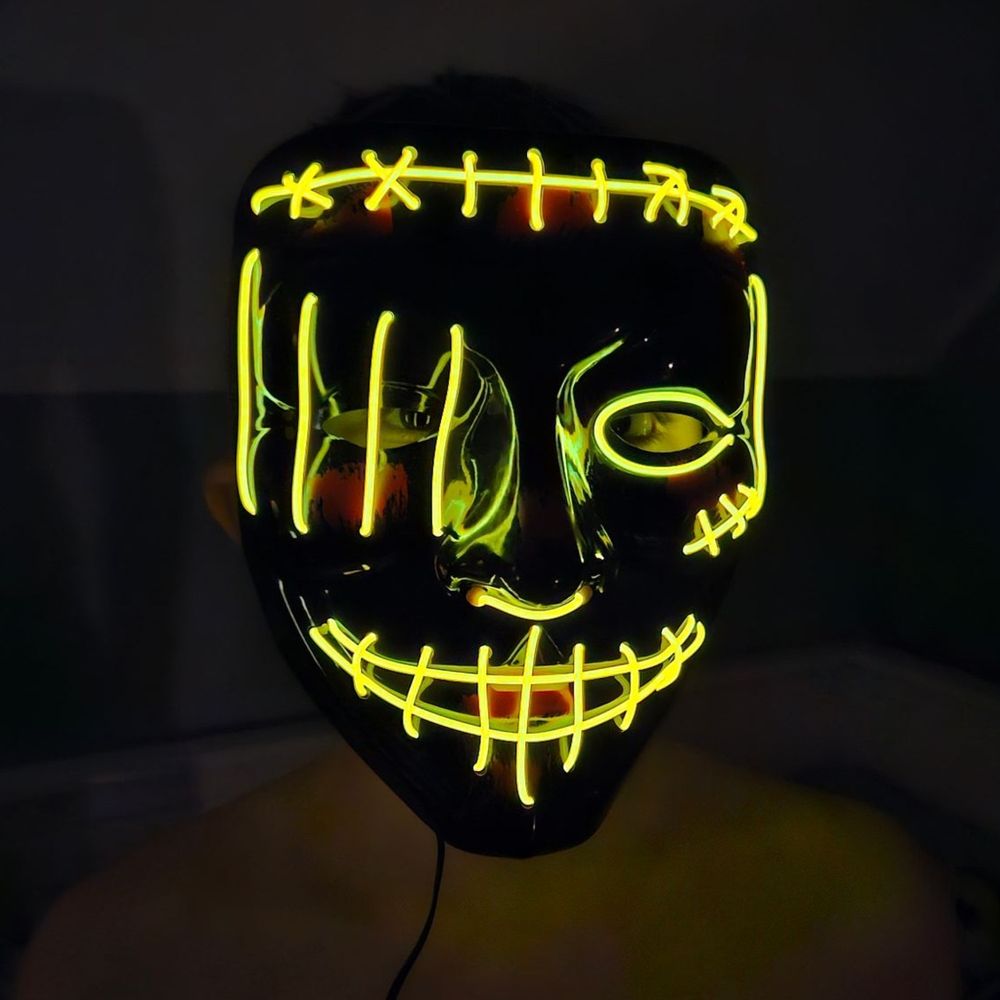 El Wire Purge 2 LED Mask