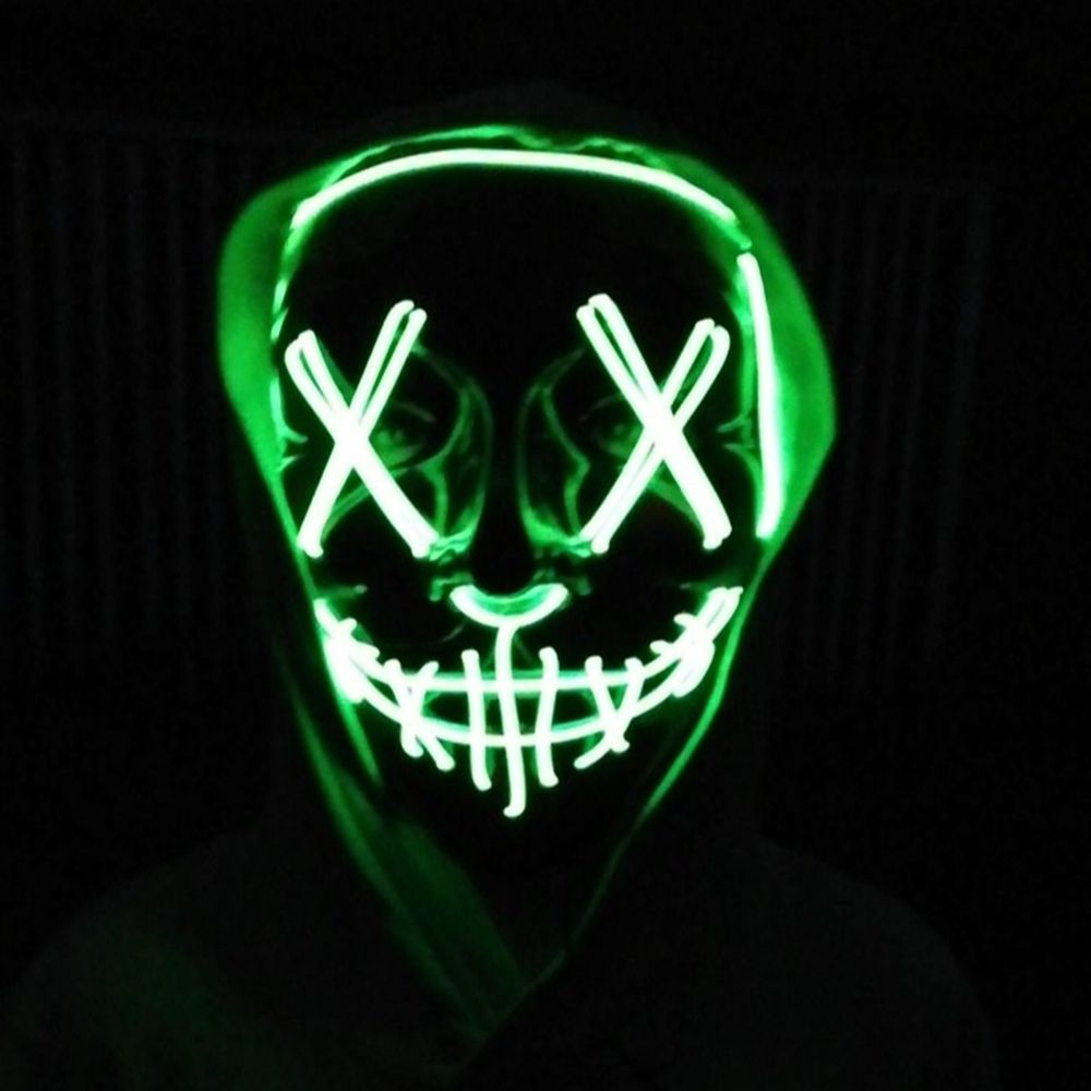 El Wire Purge LED Mask