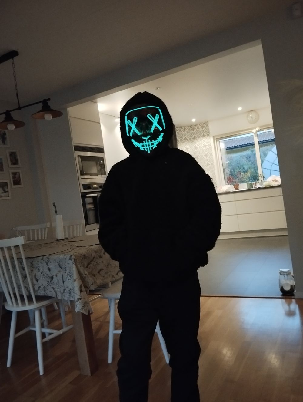 EL Wire Vendetta LED Maske