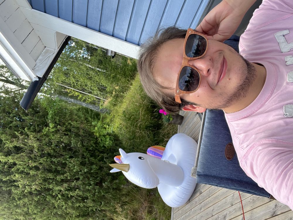 Enhörning Luftmadrass