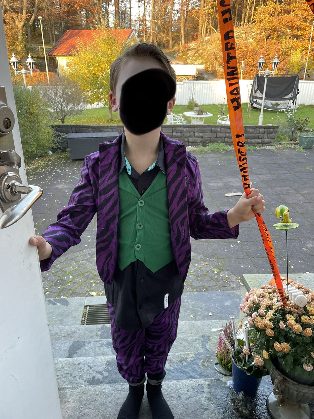 Evil Joker Børnekostume