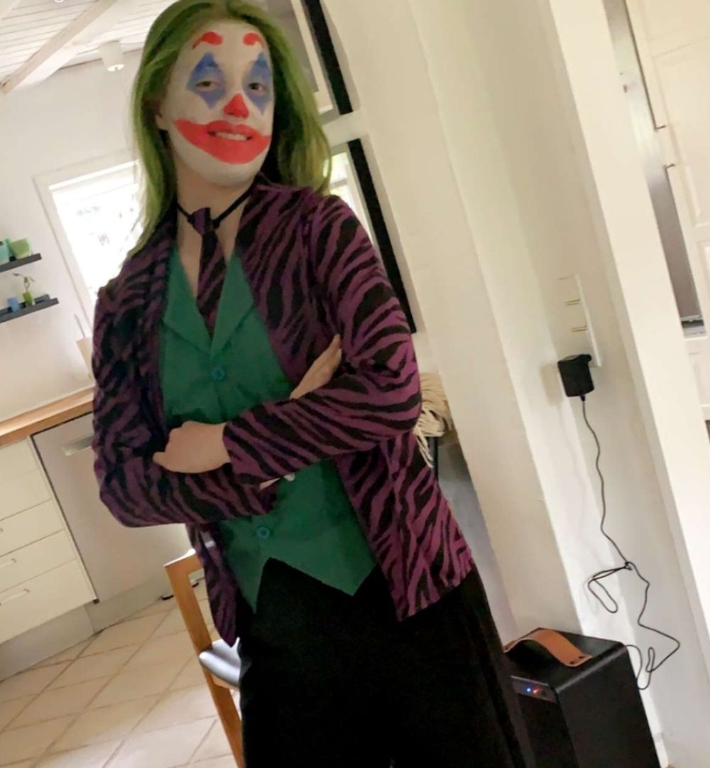 Evil Joker Børnekostume