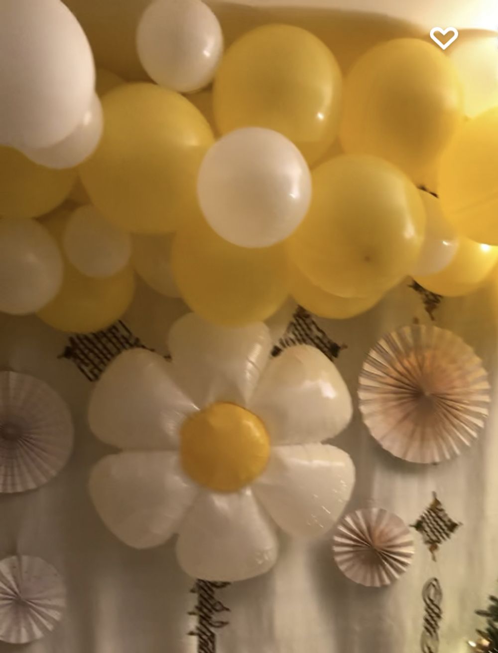 Folieballon Daisy Flower