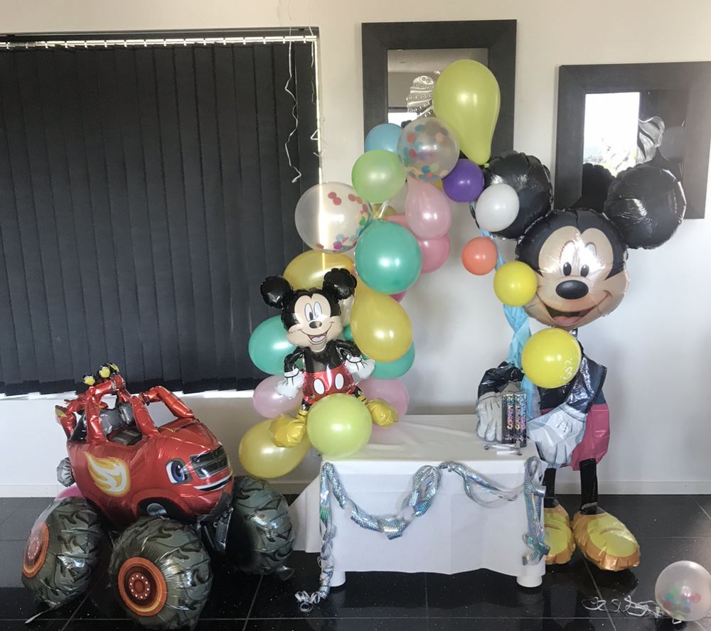 Folieballong Musse Pigg Sittande