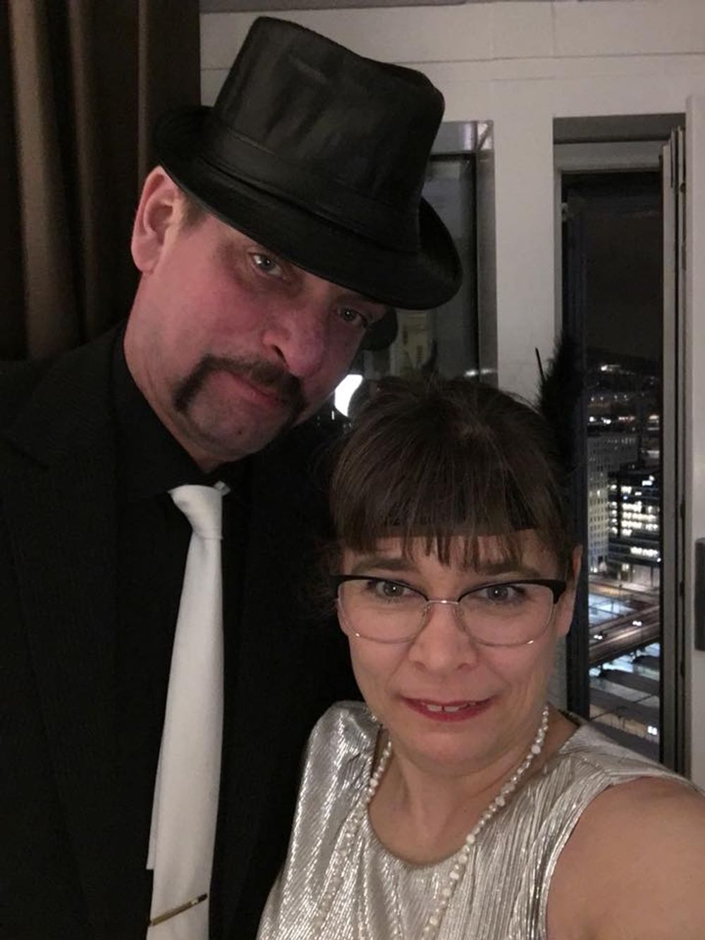 Gangsterhatt i Skinnlook
