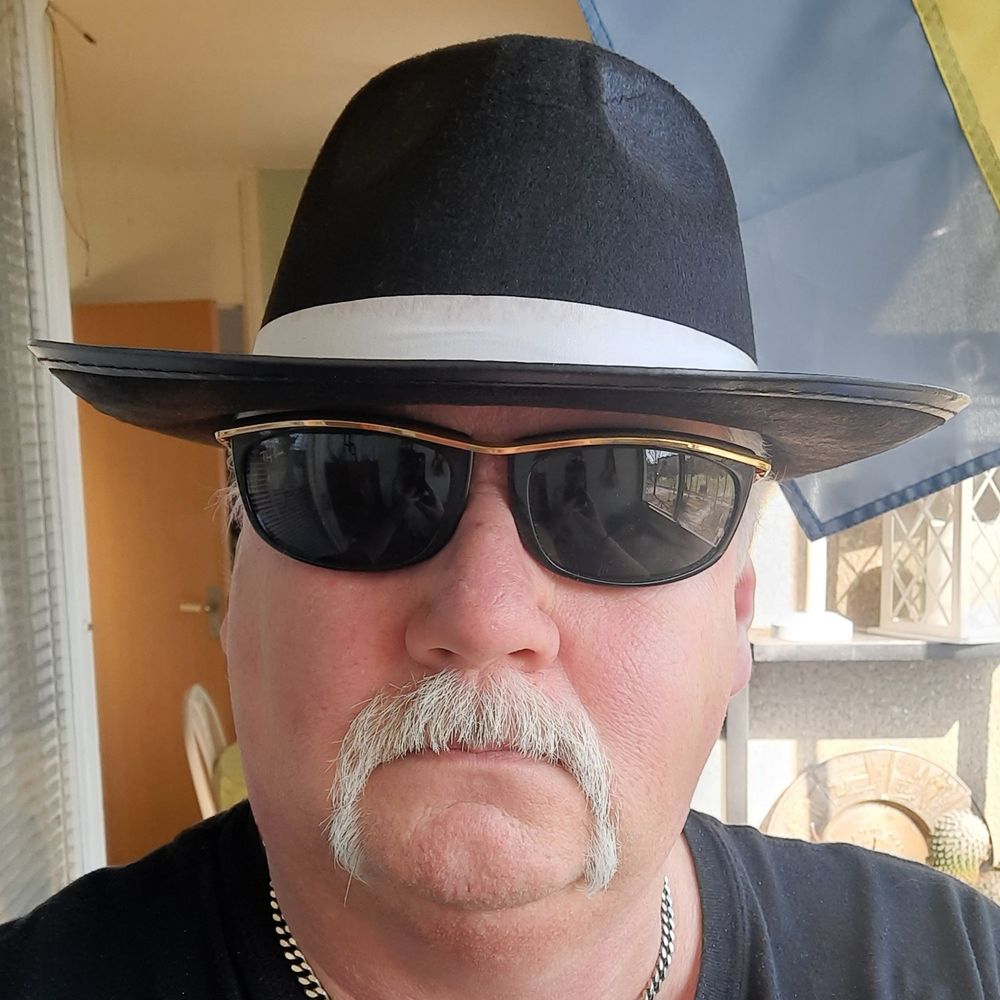 Gangsterhatt Svart med Vitt Band