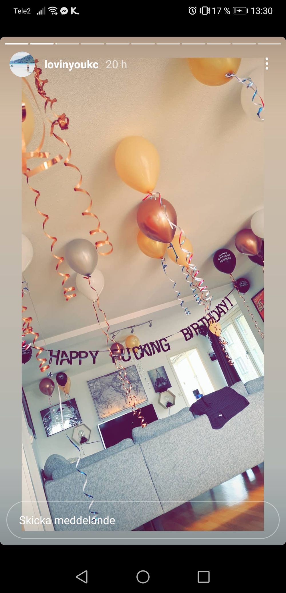 Girlander Happy Fucking Birthday