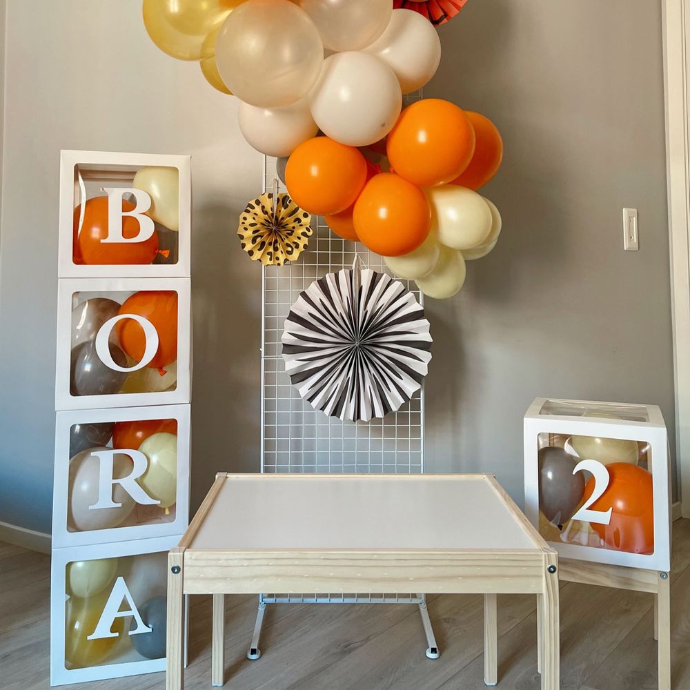 Ballongbox med Siffra