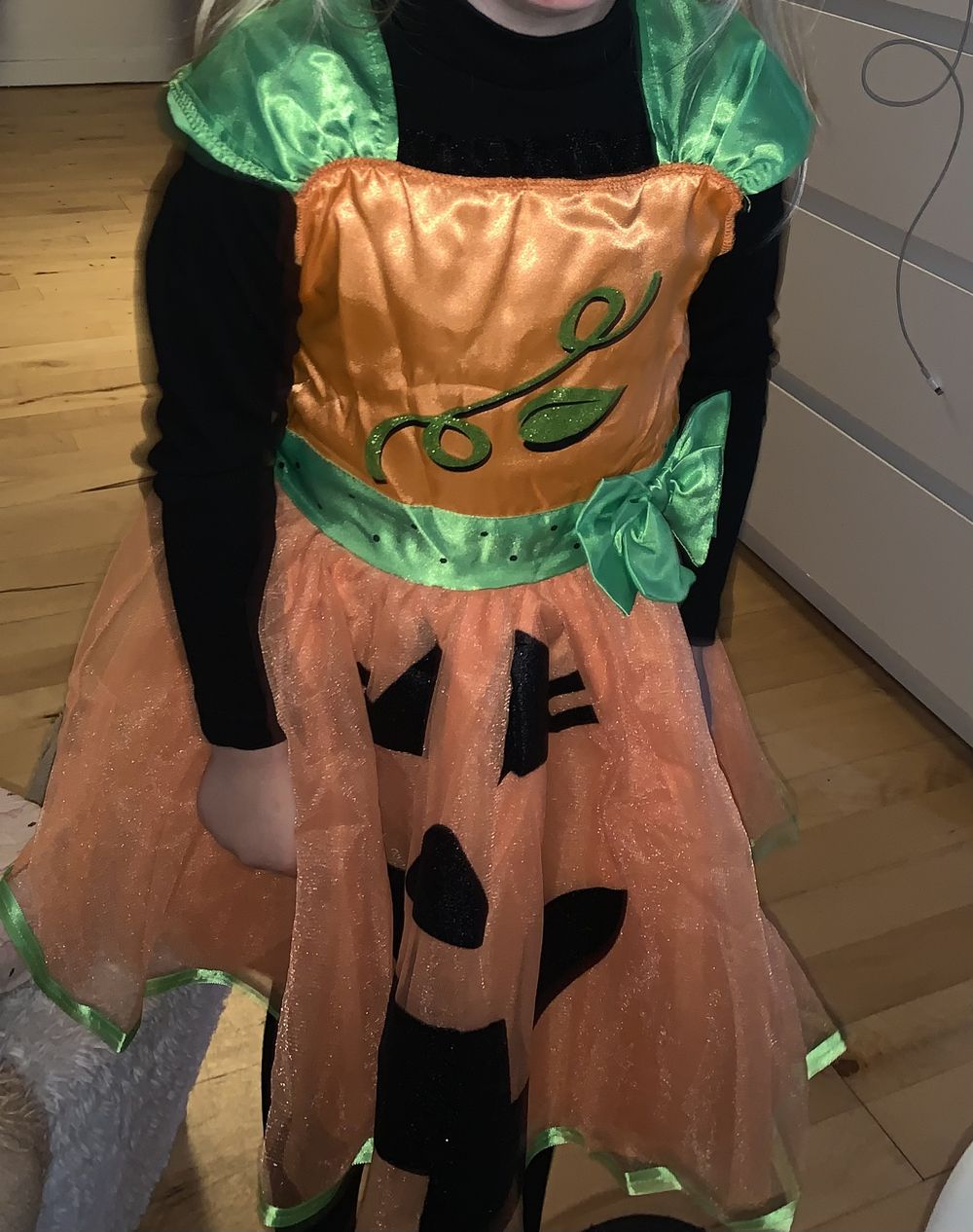 Kurpitsamekko Lasten Naamiaisasu