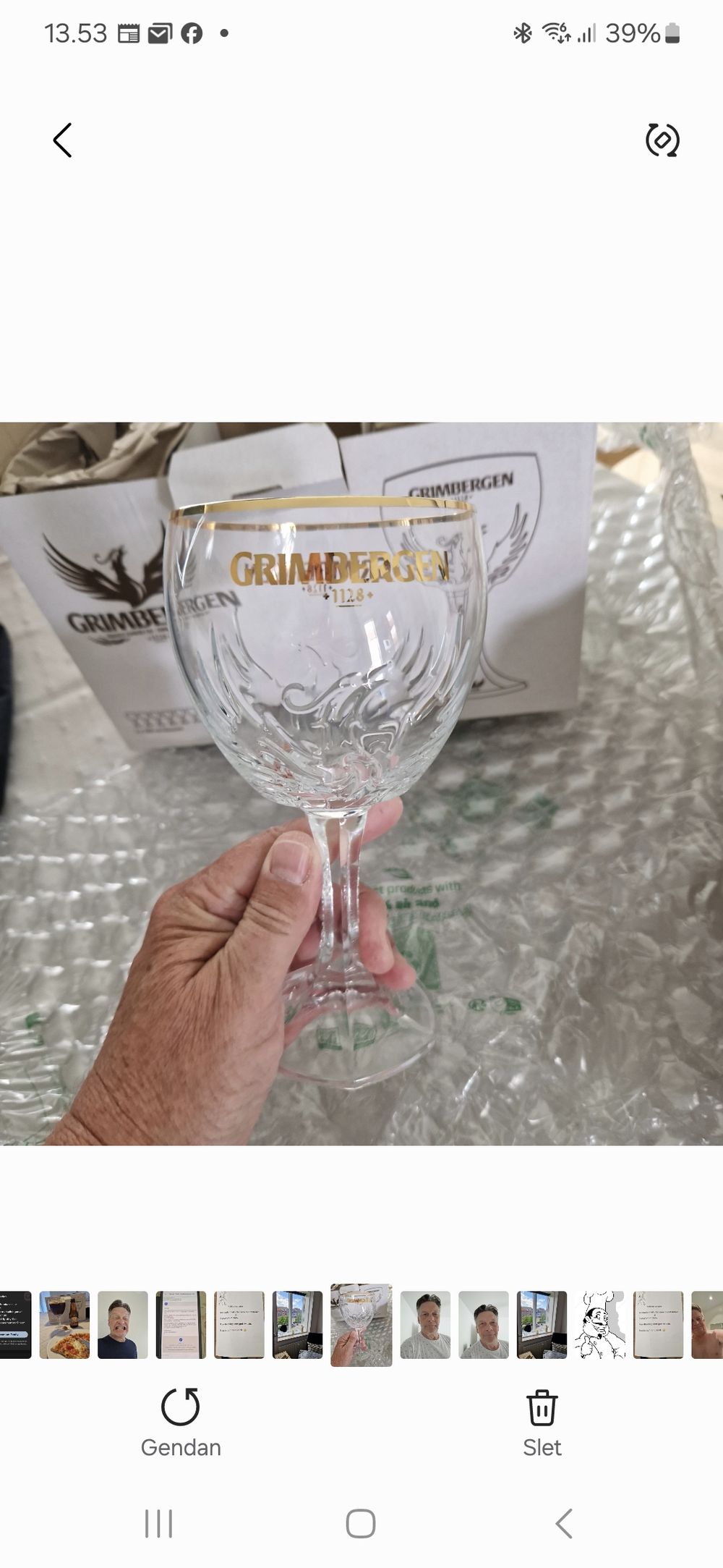 Grimbergen Phoenix Ølglas