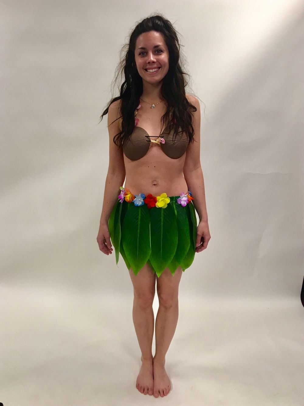 Hawaiikjol med Blommor