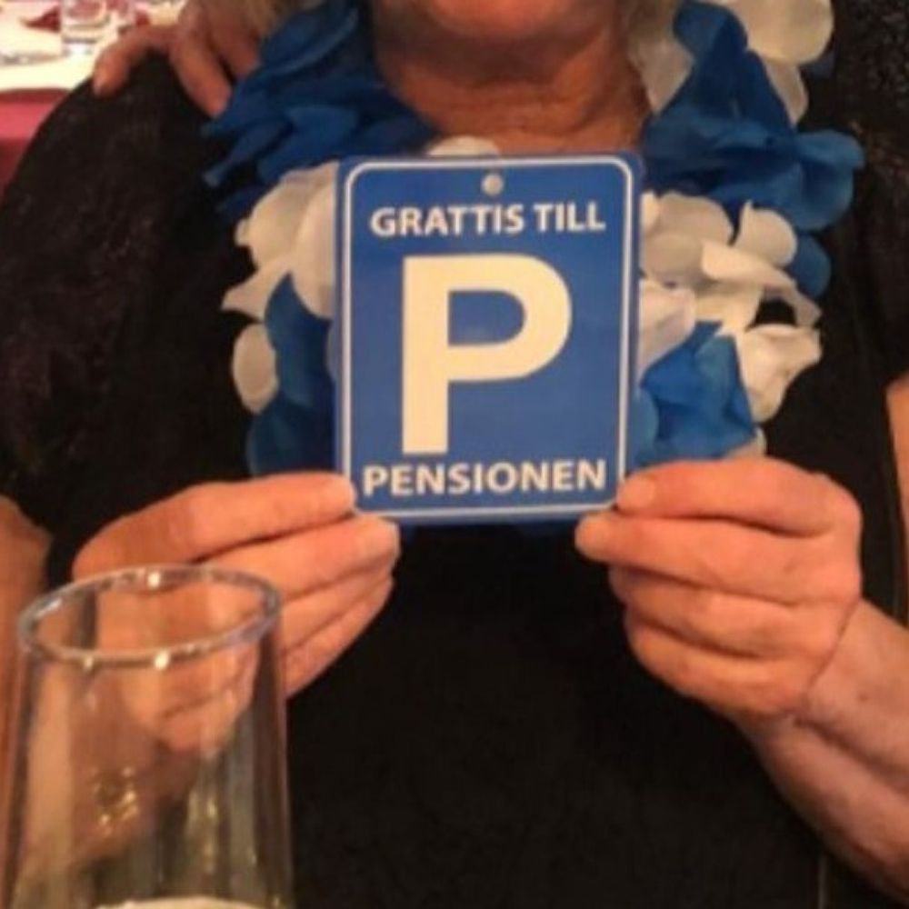 Hawaiikrans Grattis Till Pensionen