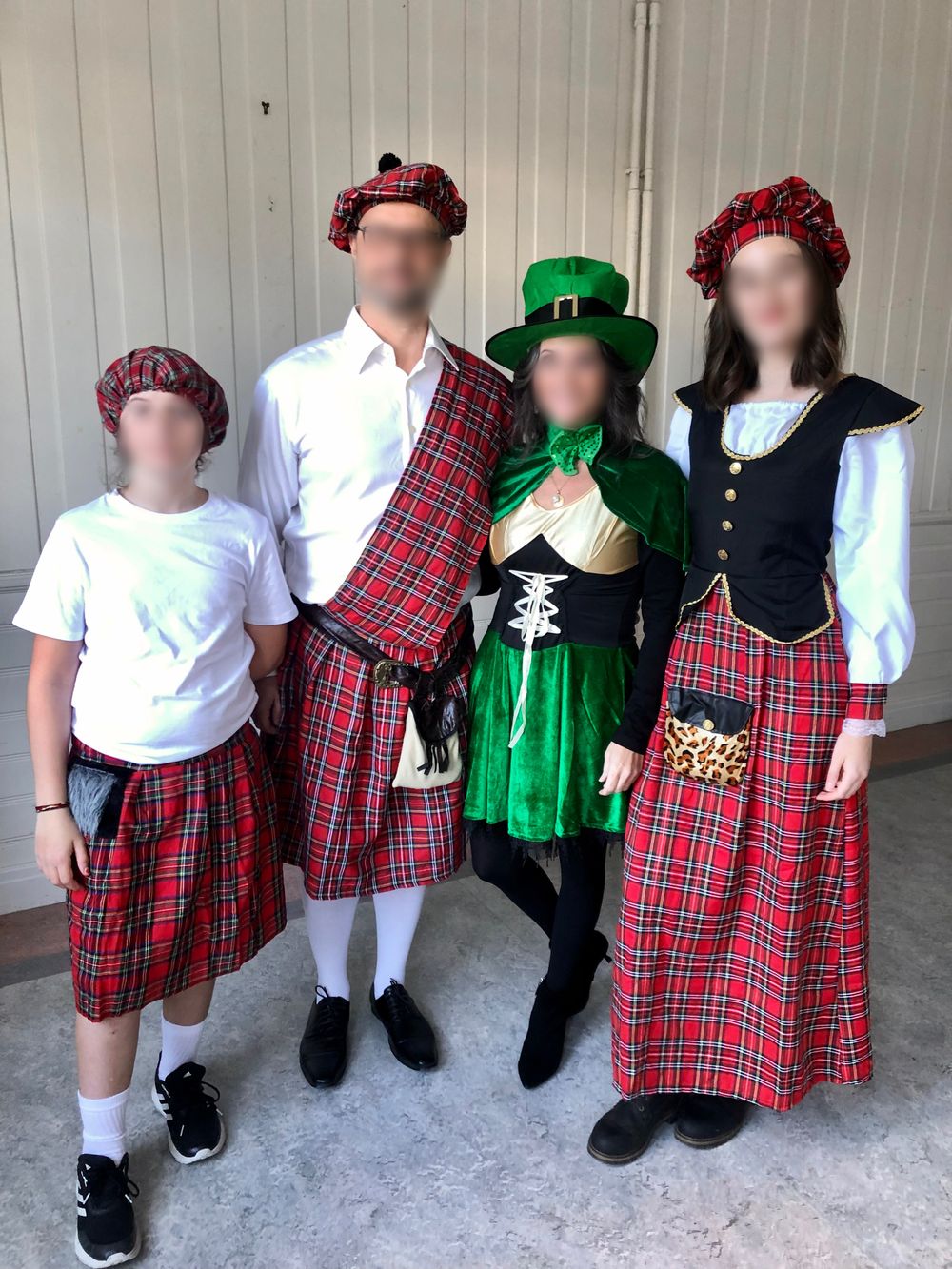 Highlander Rød Kostyme