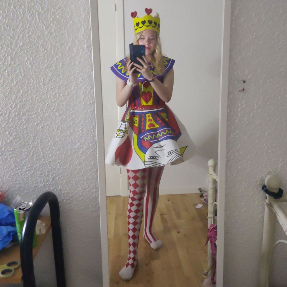 Hjerter Dame Kostyme