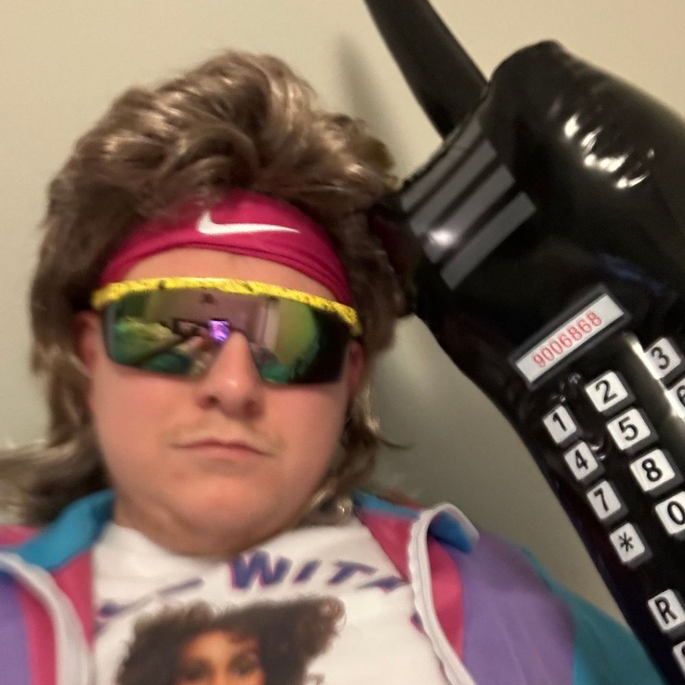Hockeyhår 80'er Paryk