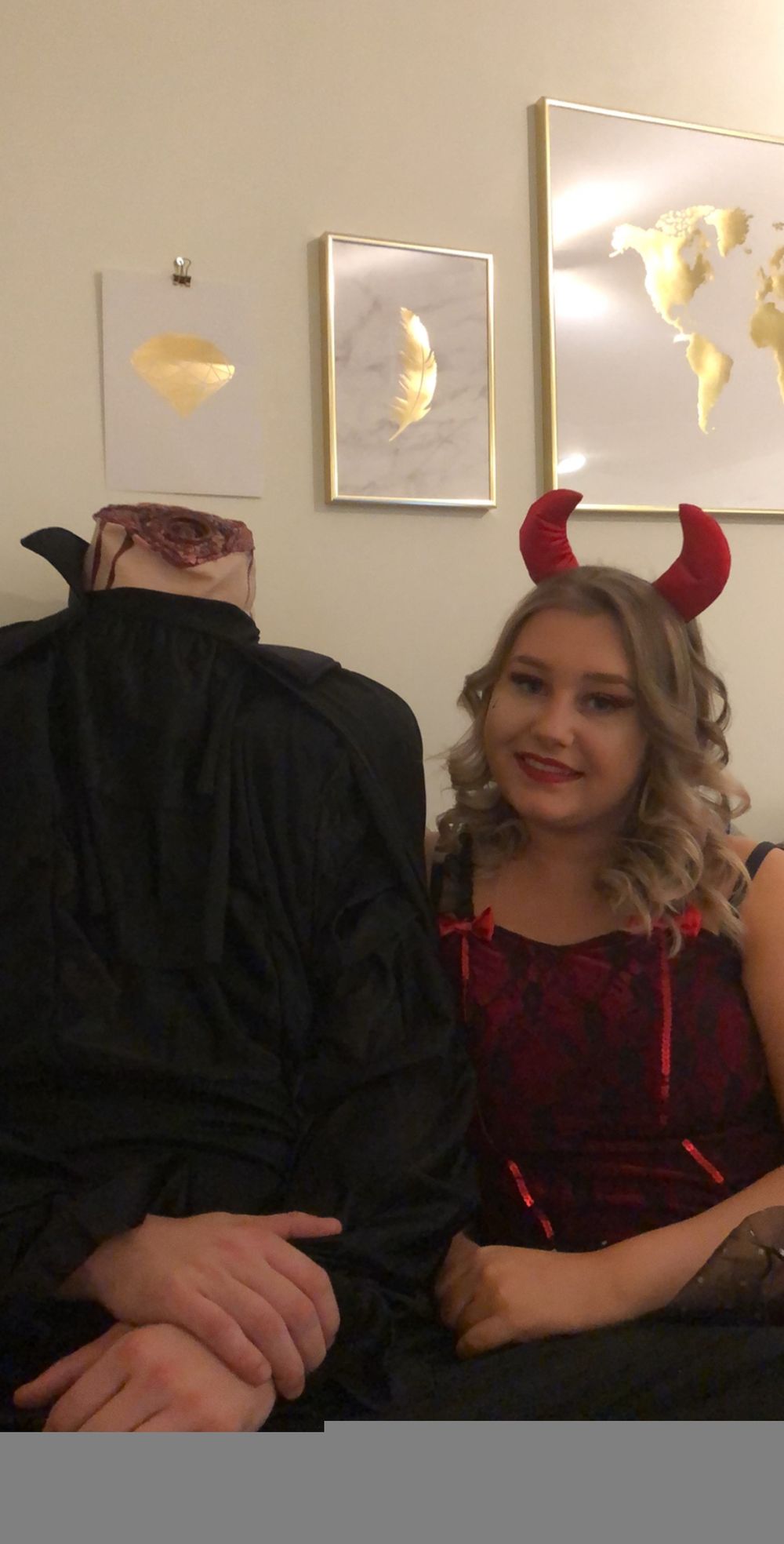 Huvudlös Man Maskeraddräkt