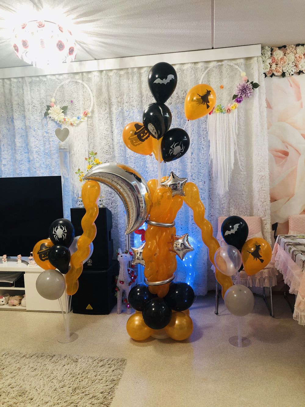 Ballonger Halloween Svart/Oransje