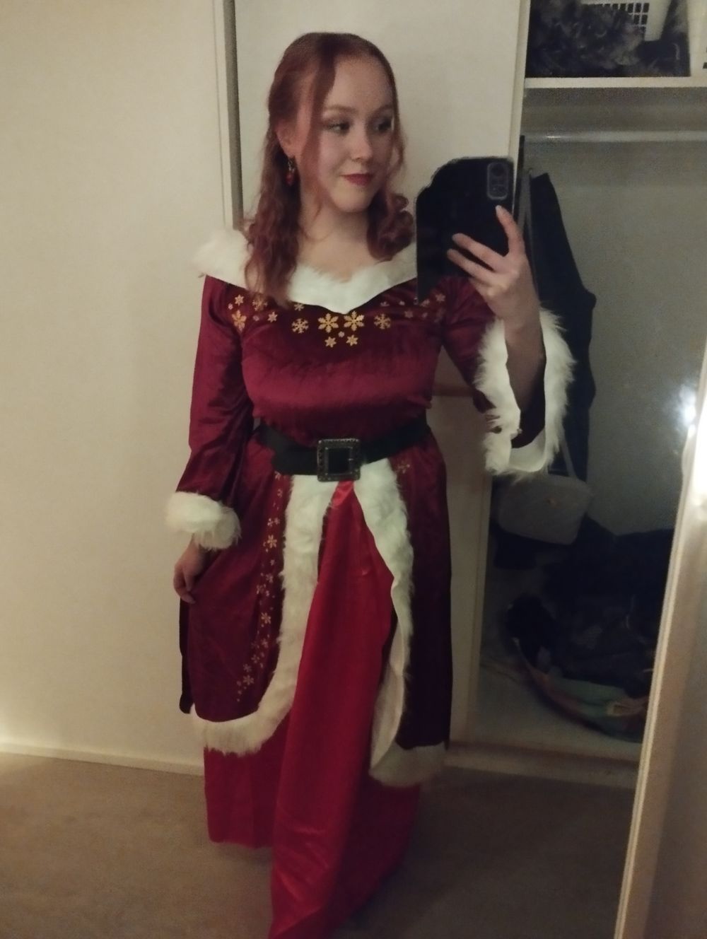 Nissemor Lang Kjole Kostume