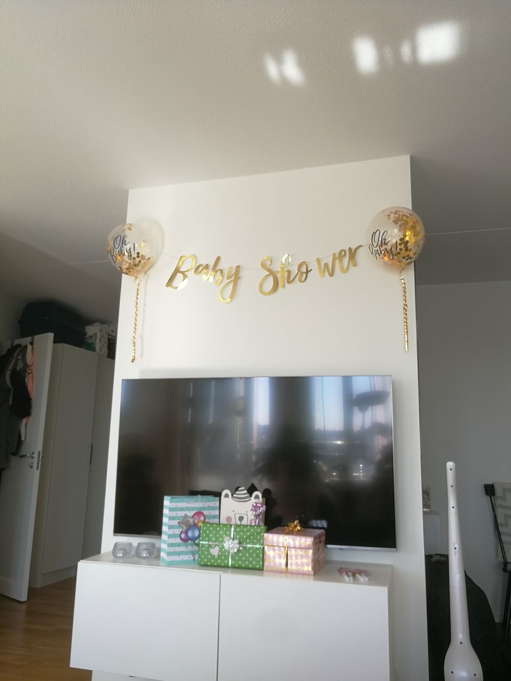 Konfettiballonger Oh Baby Guld