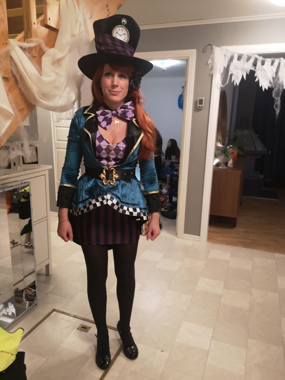 Kvindelig Mad Hatter Kostume Deluxe