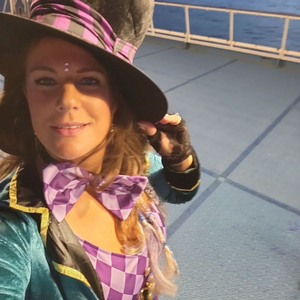 Kvindelig Mad Hatter Kostume Deluxe
