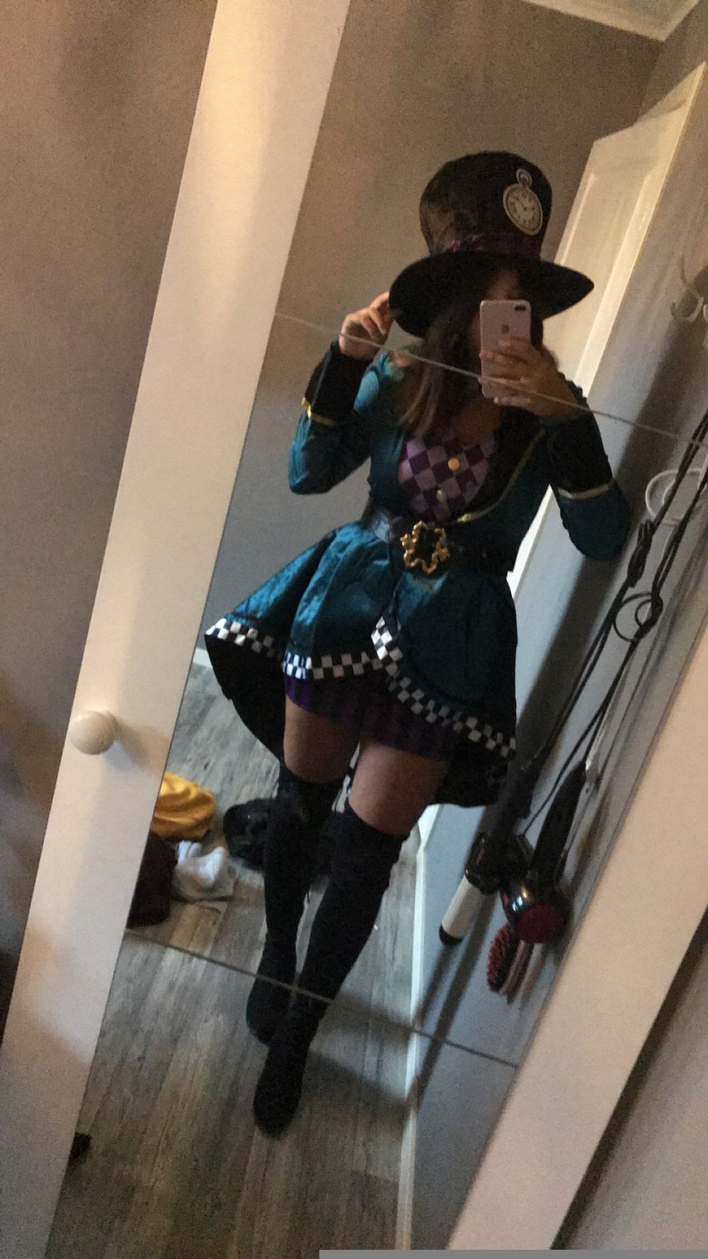 Kvindelig Mad Hatter Kostume Deluxe