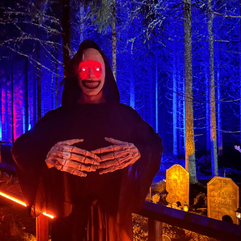LED Maske Red Eyes