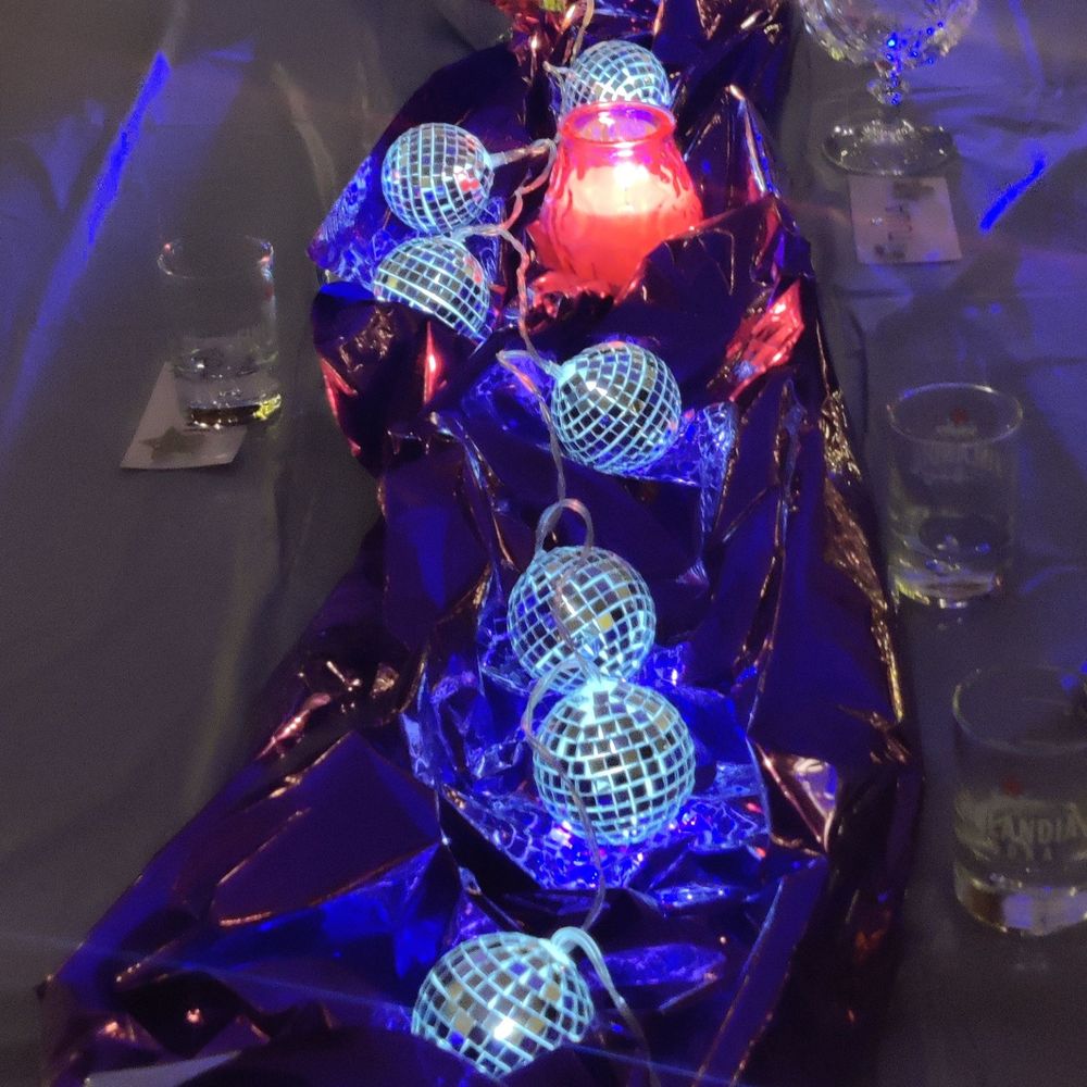 LED-lysslynge Discokule