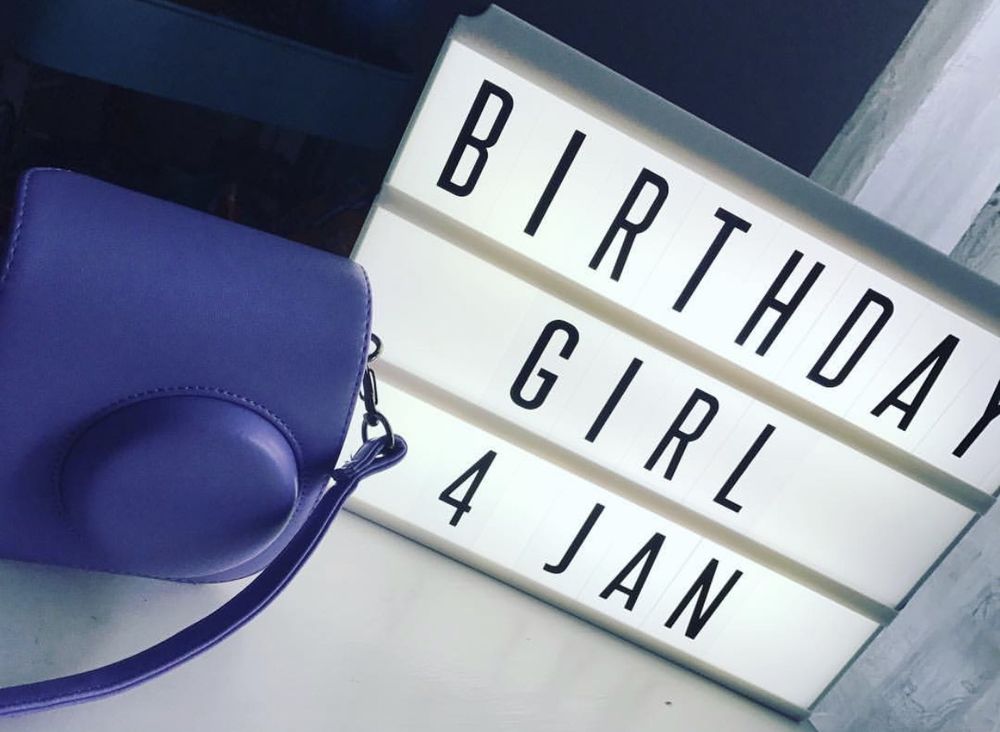 Lightbox Lampa med Text