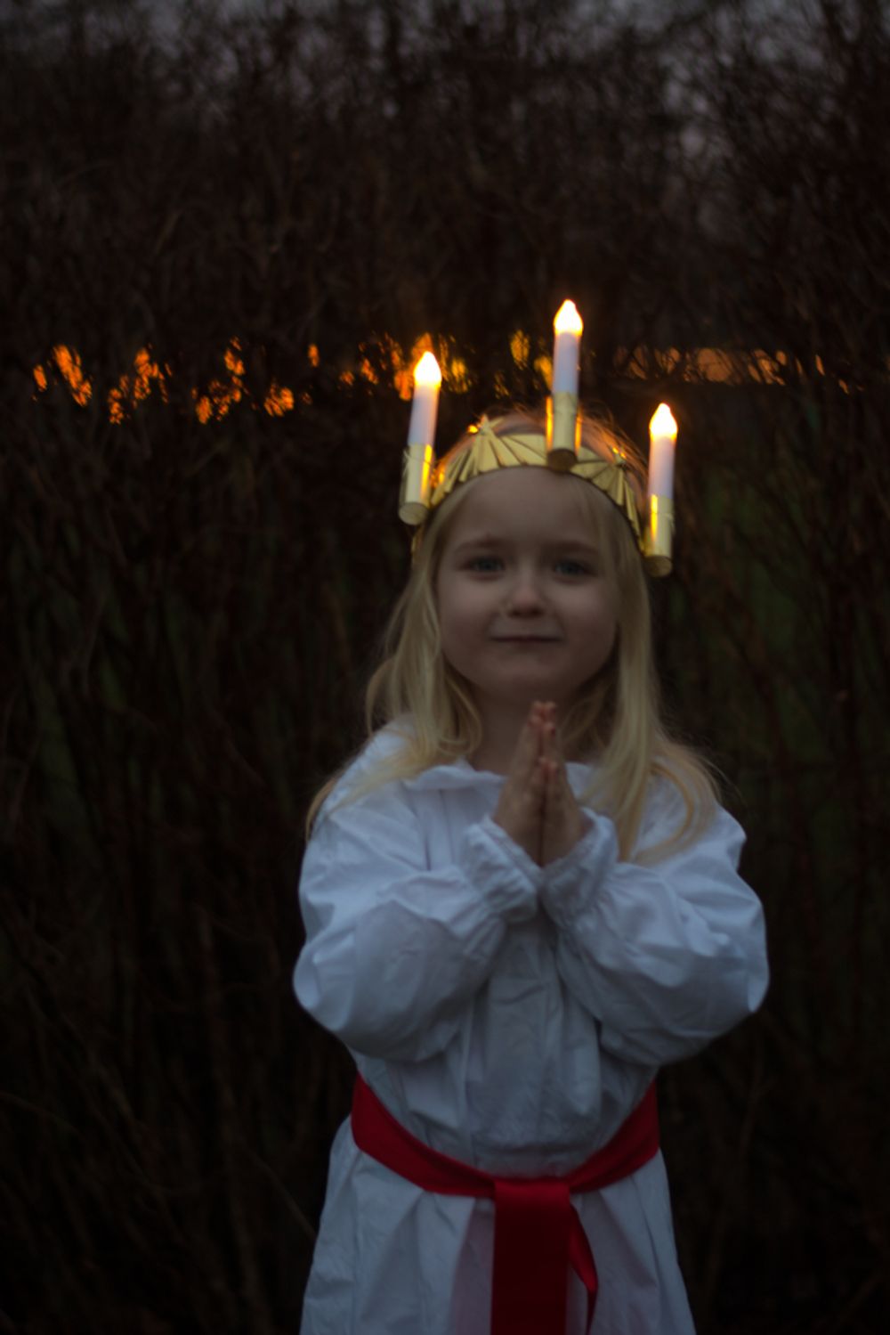 Luciakrona Guld LED