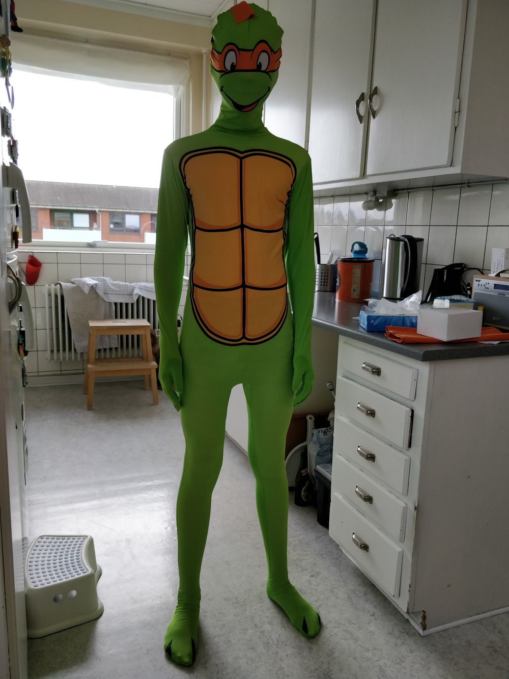 Michelangelo Second Skin Maskeraddräkt