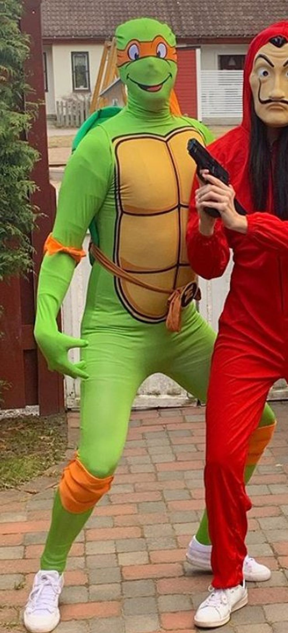 Michelangelo Second Skin Maskeraddräkt