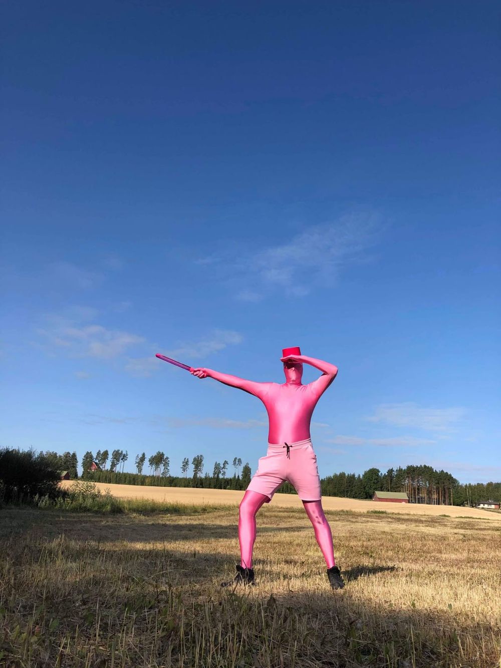 Morphsuit Lyserødt Kostume
