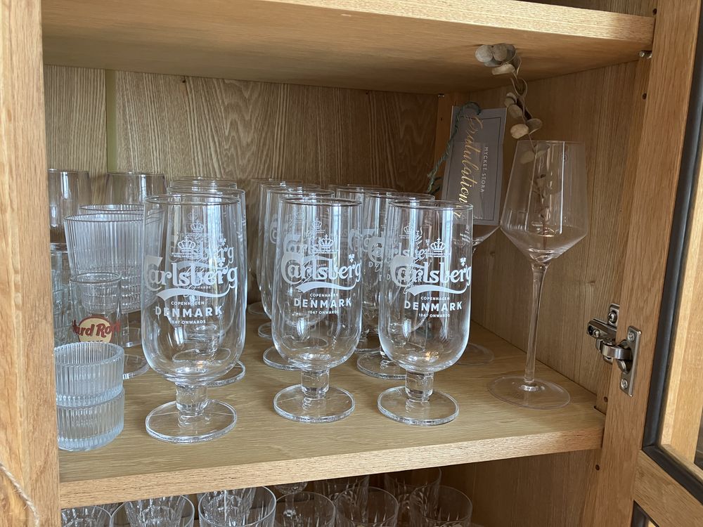 Carlsberg Ølglass med stett