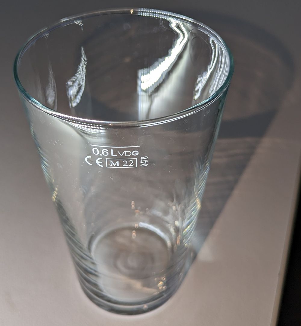 Ølglass Uprofilert