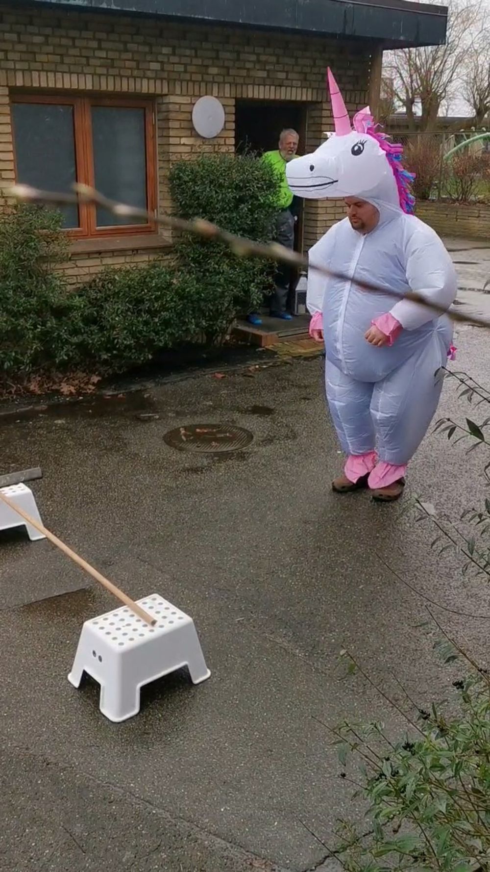 Täytettävä Yksisarvinen Naamiaisasu