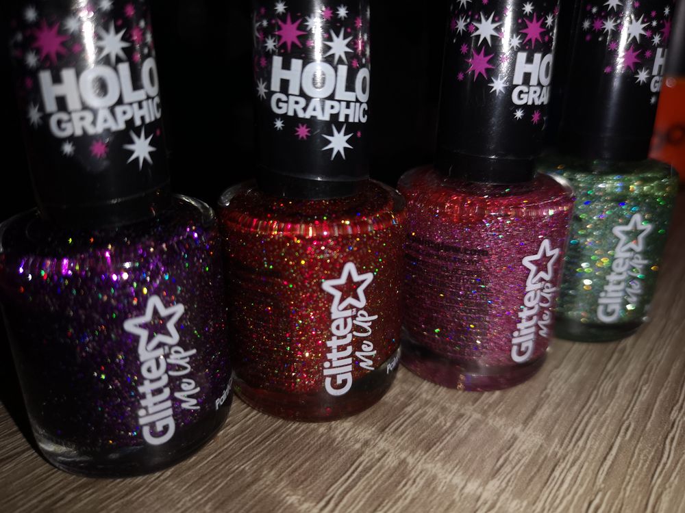 PaintGlow Holografisk Glitter Neglelakk