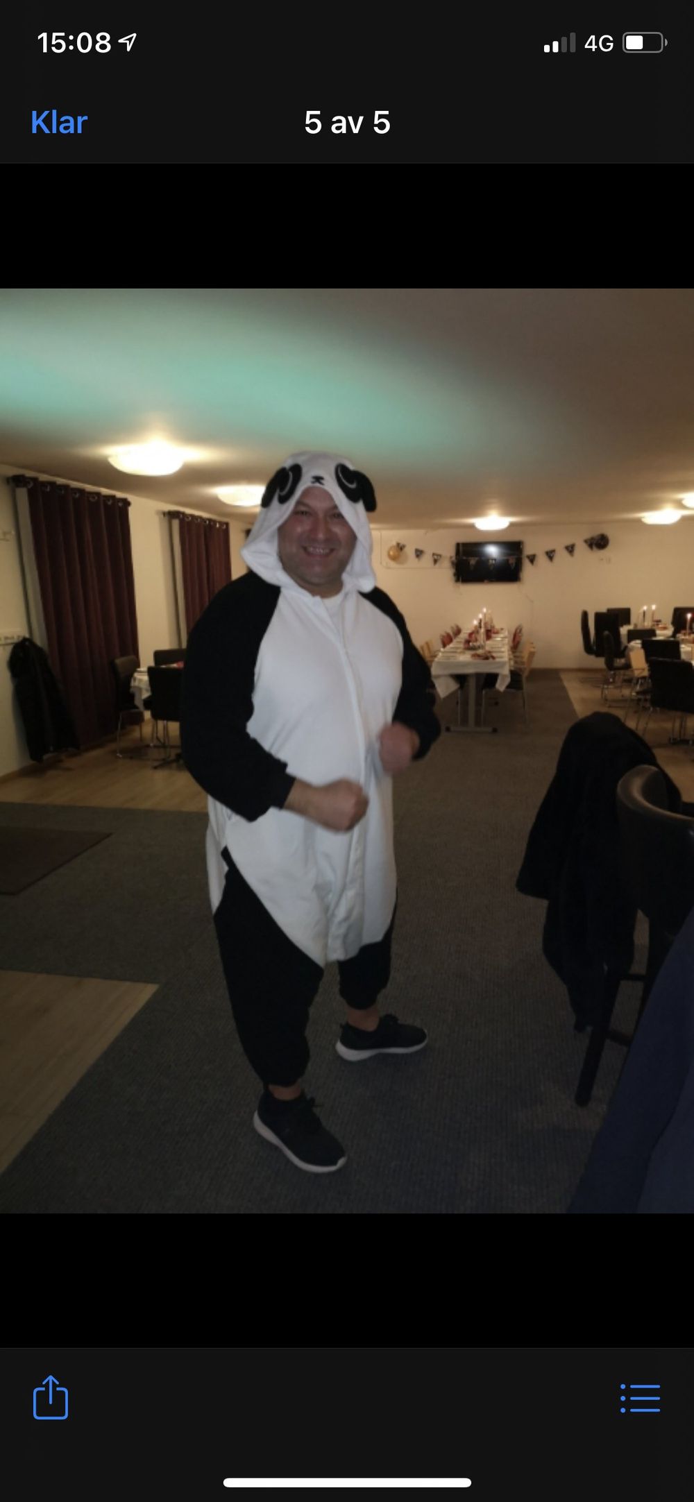 Pandamaskot Deluxe Kostyme