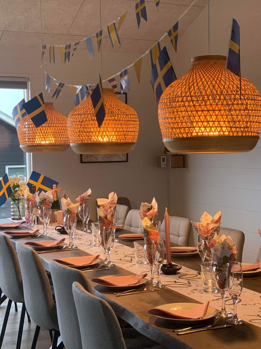 Handflaggor Sverige
