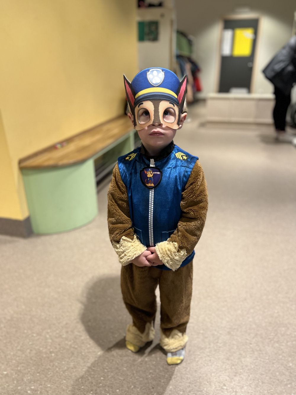 Paw Patrol Chase Deluxe Børnekostume
