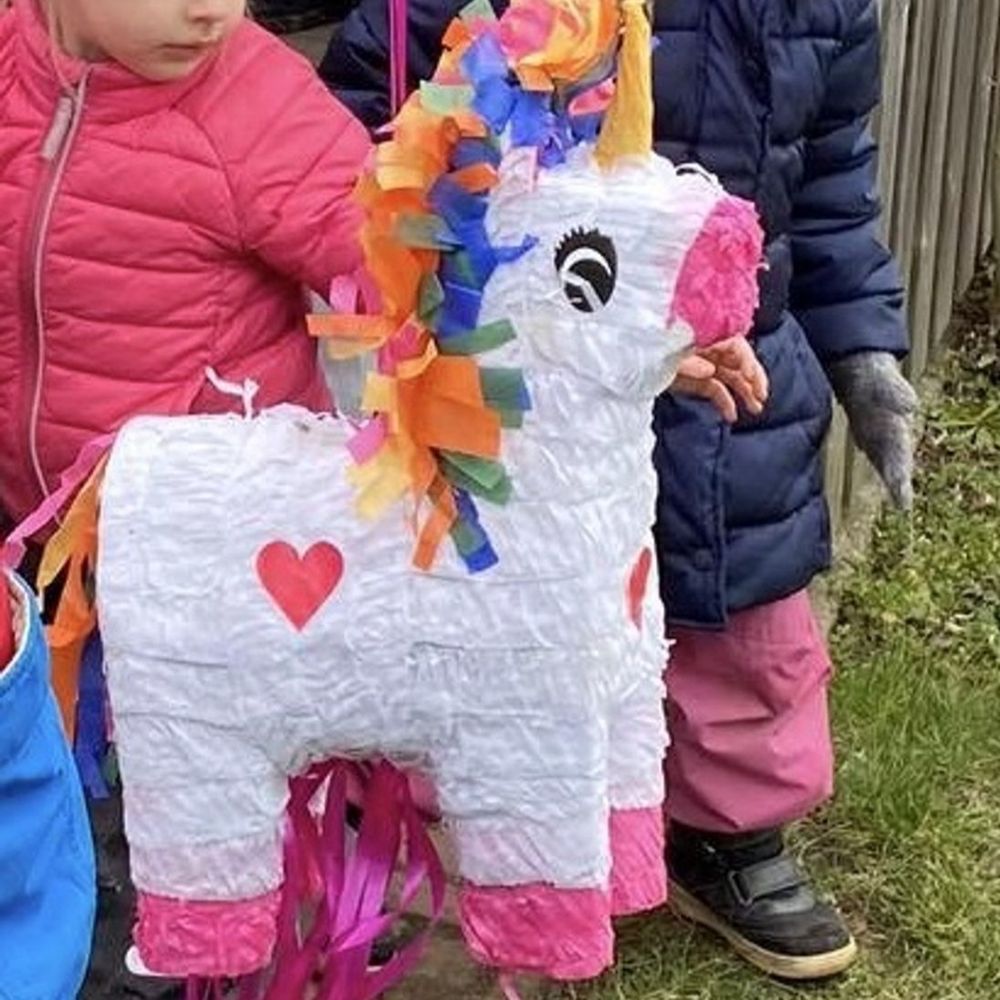 Pinata Enhörning med Snören
