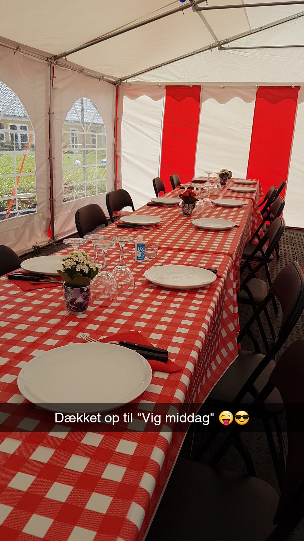 Plastduk Rødrutete