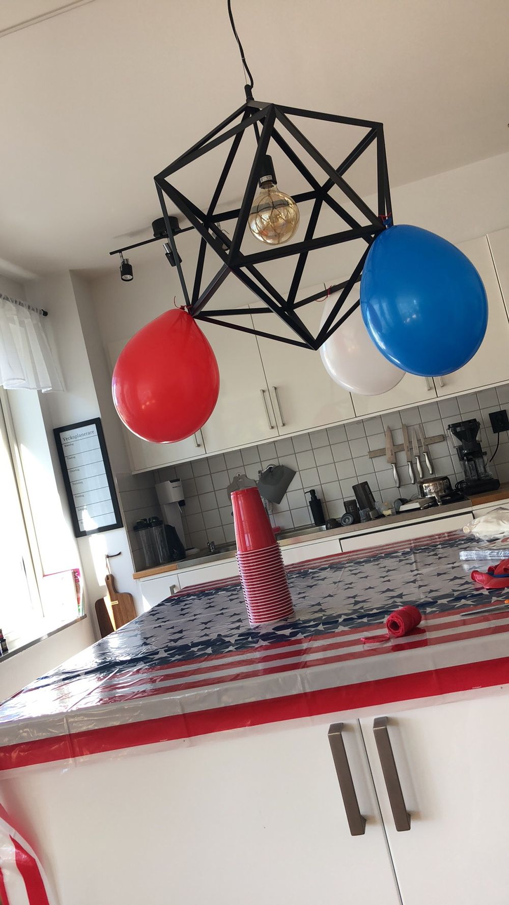 Plastduk USA Flagga