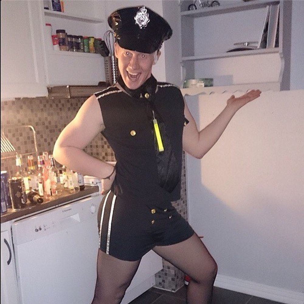 Politilue Svart