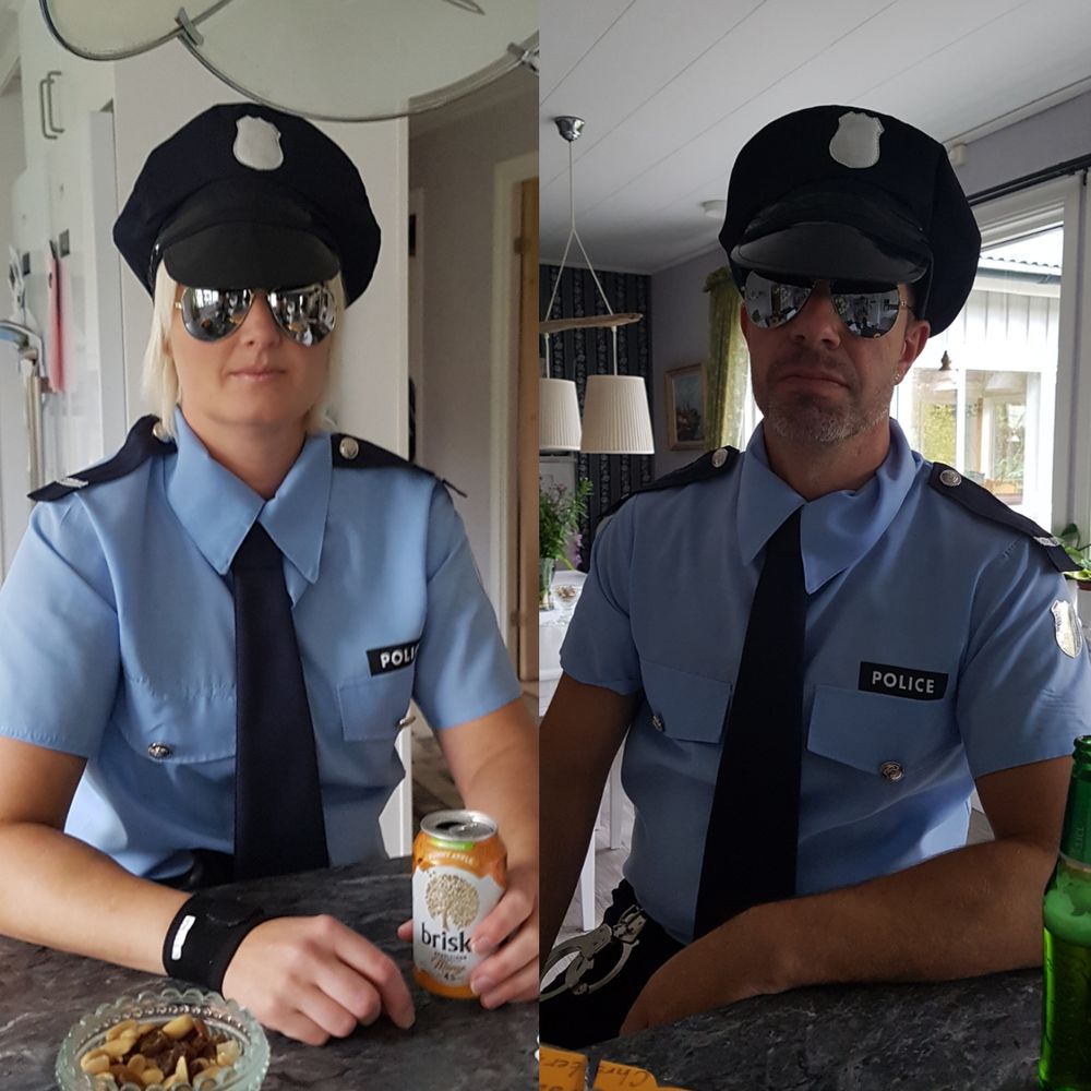 Politimann Klassisk Kostyme