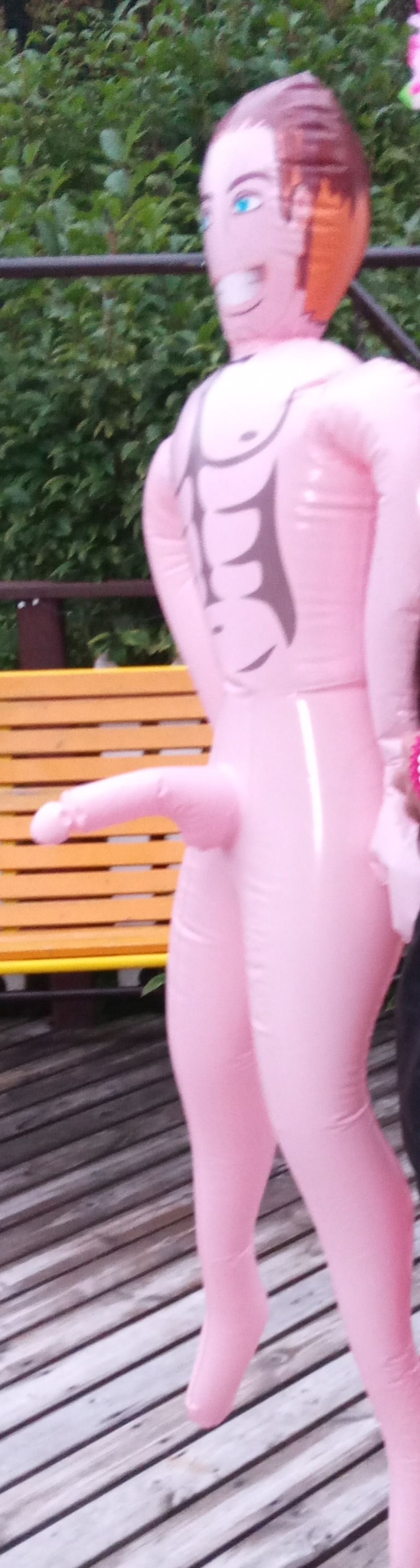 Oppustelig Mand Dukke