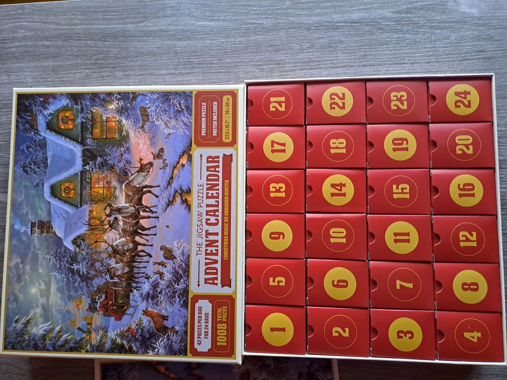 Puslespill adventskalender