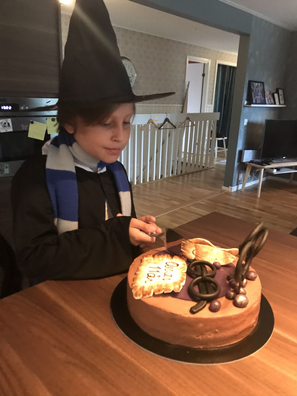 Frakk med Hette Barn Svart