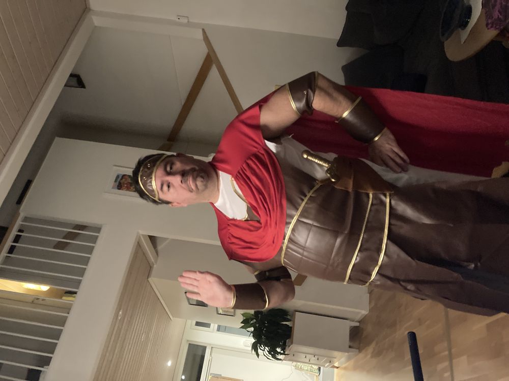 Romersk Krigare Plus-size Maskeraddräkt